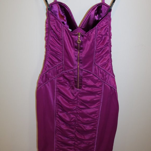BEBE Purple Bodycon Fancy Dress - Picture 3 of 7